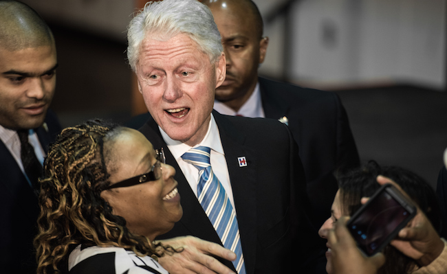 Bill Clinton Campaigns For Hillary Ahead Of South Carolina Primary