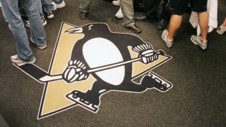 NHL Teams Are Still Freaking Out About People Stepping On Their Precious Logos