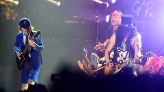 Here’s A Taste Of Axl Rose With AC/DC As Angus Young Joins Guns N’ Roses At Coachella