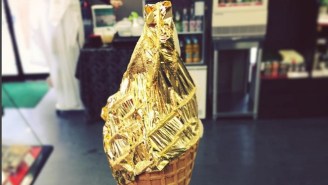 Gold Soft Serve Combines Two Precious Things In One Delicious Package