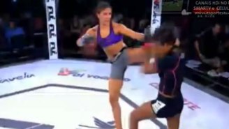 Watch This Female Fighter Knock Her Opponent Out With A Triple Head Kick