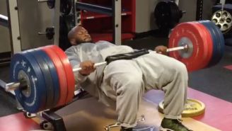 James Harrison’s Massive 528-lb Hip Thrust Will Make You Want To Hit The Gym