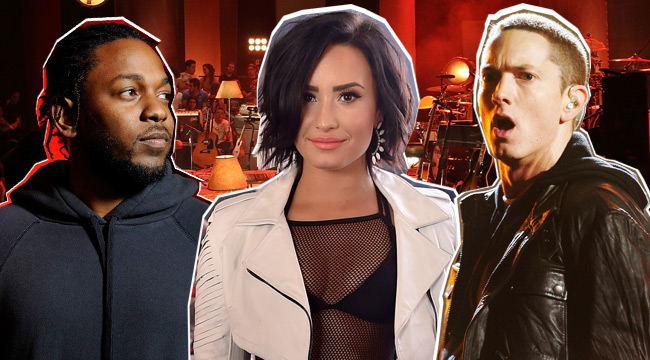 Kendrick-Lamar-Demi-Lovato-Eminem-Unplugged