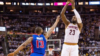 The Pistons Are Already Calling Out LeBron James For Uncalled Offensive Fouls
