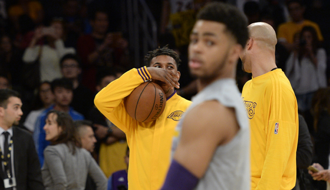 nick young, d'angelo russell