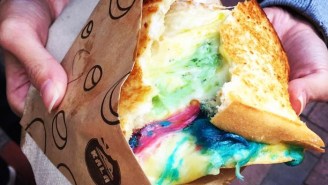 This Rainbow Grilled Cheese Looks Ridiculous, But Sounds Surprisingly Tasty