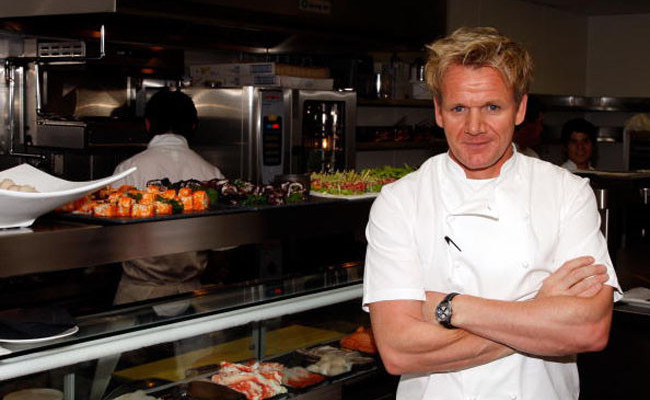 Gordon Ramsay Celebrates The Opening Of His New LA Restaurant