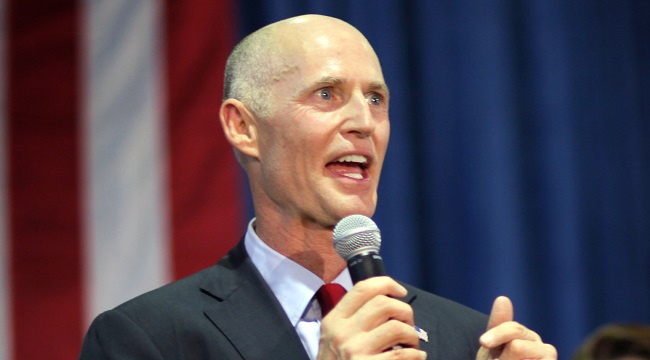 GOP Gubernatorial Candidate Rick Scott Campaigns In Miami