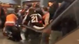 A Broken Escalator Led To A Terrifying Scene At Saturday’s Philadelphia Flyers Game