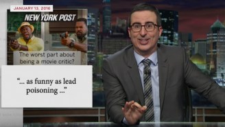 John Oliver Illustrates How Lead Poisoning In Water Is Widespread In The U.S. Beyond Flint