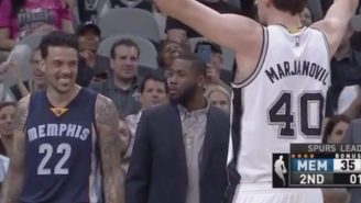 Matt Barnes Thought The Spurs Bringing Their Giant Rookie In To Defend Him Was Hilarious