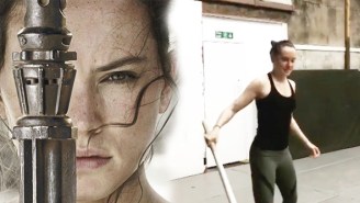 Daisy Ridley Shows Us How Her Jedi Training Is Coming With A New Video