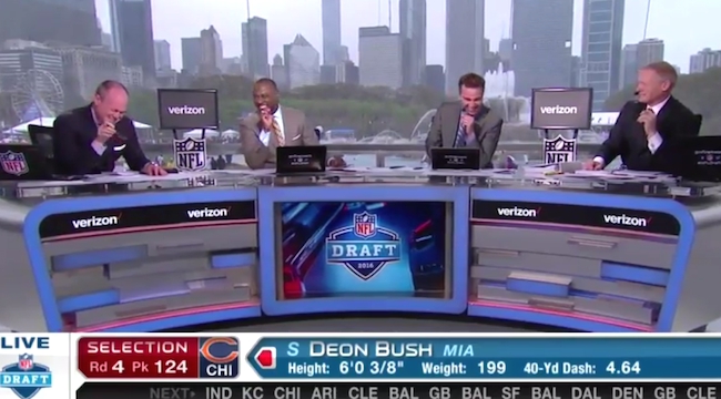 Nfl Network Draft Crew Can T Stop Laughing At Beavers And Bush