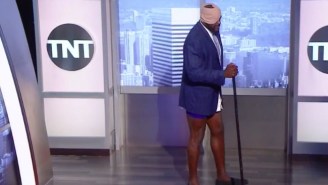 Here’s A Pants-Less Shaq Shaking His Tuchus On ‘Inside The NBA’