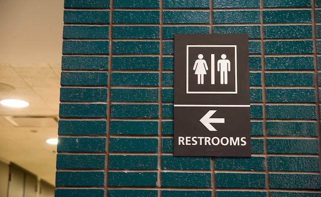 public restroom sign