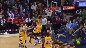 Tristan Thompson Gets Stupid Air On This Monstrous Block Of Paul Millsap