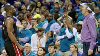 Purple Shirt Man Came Forward To Defend His Ridiculous Court-Side Antics