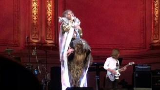 A Ton Of Artists, Including Wayne Coyne Riding Chewbacca, Paid Tribute To David Bowie In NYC