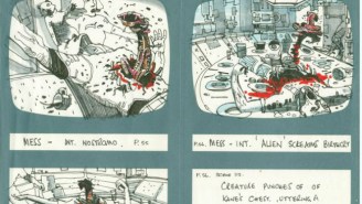 Ridley Scott’s Original ‘Alien’ Storyboards And Notes Are Really Cool