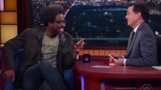 W. Kamau Bell tells Stephen Colbert that his replacement, Larry Wilmore, isn’t funny
