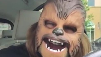 Nothing Has Ever Made Anyone As Happy As This Talking Chewbacca Mask Makes This Overjoyed Woman