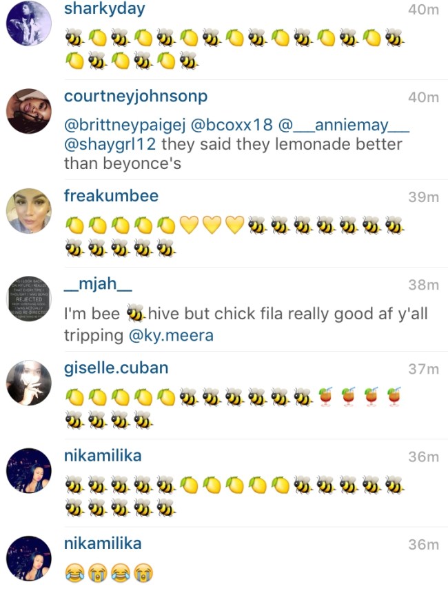 Chickfila lemonade reaction 4