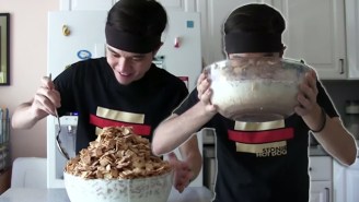 Watch This Pro Eater Down The Biggest Bowl Of Cinnamon Toast Crunch You’ve Ever Seen