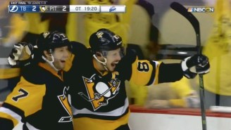 Sidney Crosby Sniped A Beautiful Goal To Give The Penguins An OT Win In Game 2