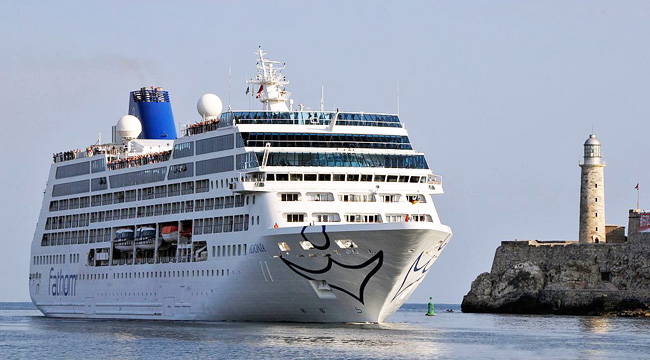 U S Cruise Ship Docks In Cuba For The First Time In Four Decades