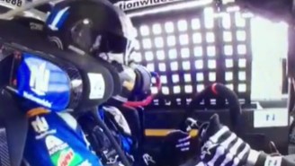 Here’s The Scary Moment Dale Earnhardt Jr.’s Steering Wheel Came Off In The Middle Of A NASCAR Race