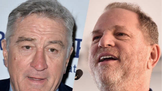 robert de niro harvey weinstein