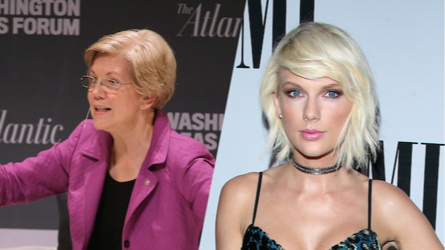 elizabeth warren taylor swift