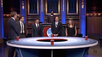 Jimmy Fallon Challenged The Avengers To A Game Of Musical Beers And Things Got Gross At The End
