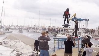 The New Guinness World Record For Hoverboard Flight Will Seriously Impress You