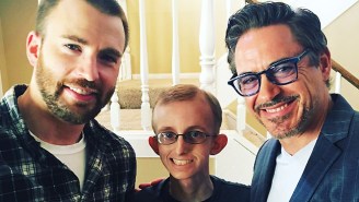 Chris Evans And Robert Downey Jr. Assembled To Surprise An ‘Avengers’ Fan Who’s Battling Cancer