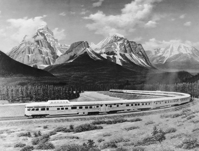 Train in Rockies