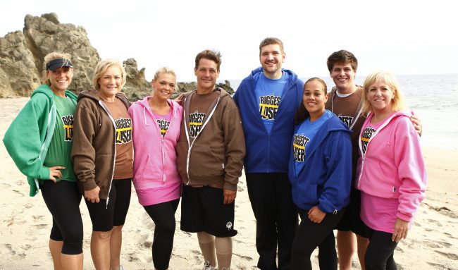 THE BIGGEST LOSER -- Episode 812 -- Pictured: (l-r) Tara Costa, Liz Young, Amanda Arlauskas, Danny Cahill, Rudy Pauls, Dina Mercado, Mike Morelli, Helen Phillips -- (Photo by: Trae Patton/NBC/NBCU Photo Bank via Getty Images)