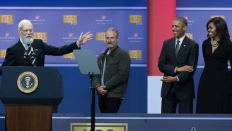 Jon Stewart, David Letterman And Trump Jokes Made An Appearance At The USO’s 75th Birthday Bash