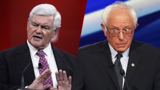 Newt Gingrich Tweets Angst At The TSA And Somehow Blames Bernie Sanders