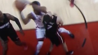 How Did Goran Dragic Immediately Get Up After Taking This Elbow From DeMar DeRozan?