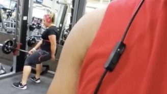 No One Seems To Know What To Make Of This Girl Incorrectly Using A Piece Of Gym Equipment