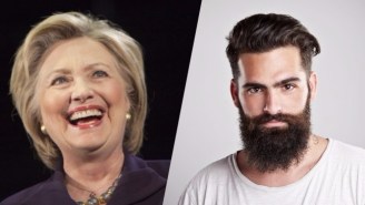 This Fake Hillary Clinton Ad Features A Male Stock Model With A Varied Portfolio