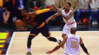 Jeff Teague Got A Flagrant 1 For This Dirty, Garbage-Time Shove Of LeBron James