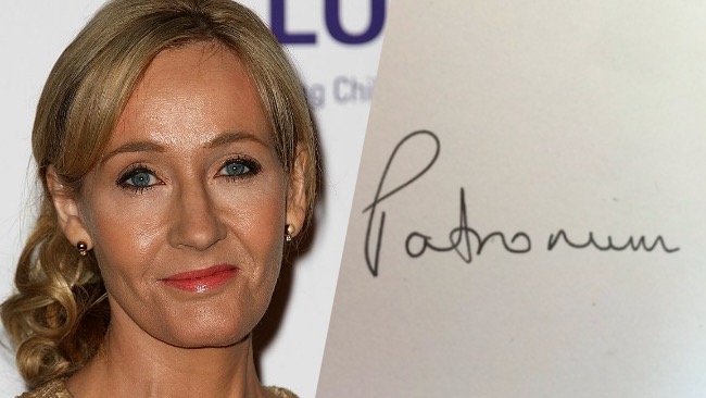 JK Rowlings handwriting Expecto patronum  Tattoo ideen