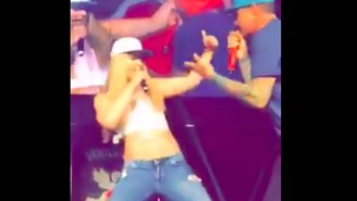 Lindsey Vonn Rapping On Stage With Vanilla Ice Will Give You ’90s Flashbacks
