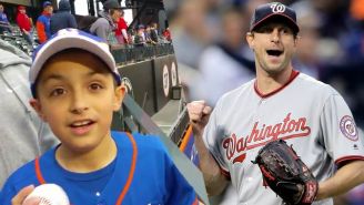 Watch Max Scherzer Make A Young Mets Fan’s Dreams Come True By Playing Catch With Him