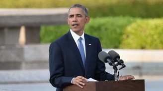 President Obama Calls For Nuclear Disarmament At The Hiroshima Memorial