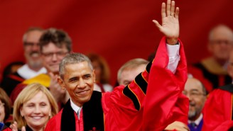 President Obama Takes Shots At Trump’s Wall In Rutgers Commencement Speech