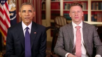 President Obama And Macklemore Align Forces To Discuss Opioid Addiction