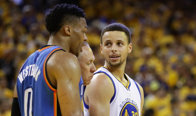 Steph Curry's Staggering Stats After Russell Westbrook Laughed At Him